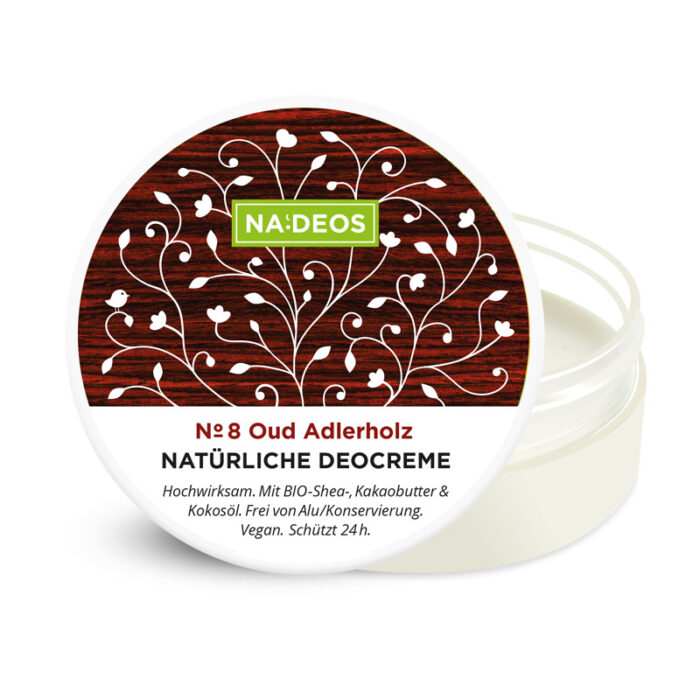 Produktfoto Deocreme Oud-Adlerholz-Packshot von NADEOS