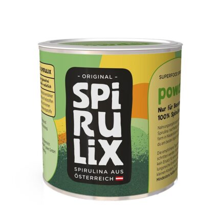 Spirulina Pulver 100g Als tägliche Nahrungsergänzung für wichtige Nährstoffe. Entdecke das fein gemahlene Spirulina Pulver aus Österreich